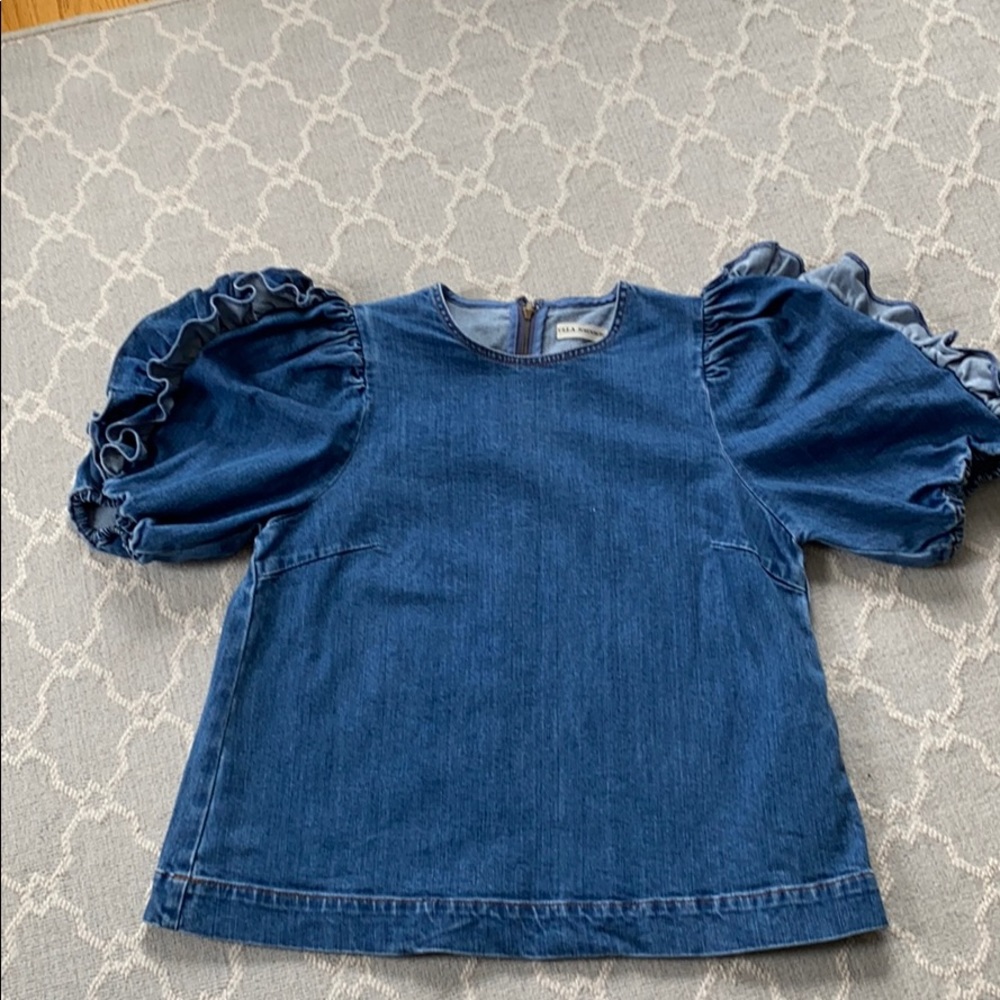 Ulla Johnson denim top 8